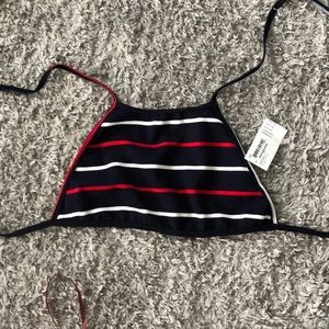Halter Open Back Crop Top